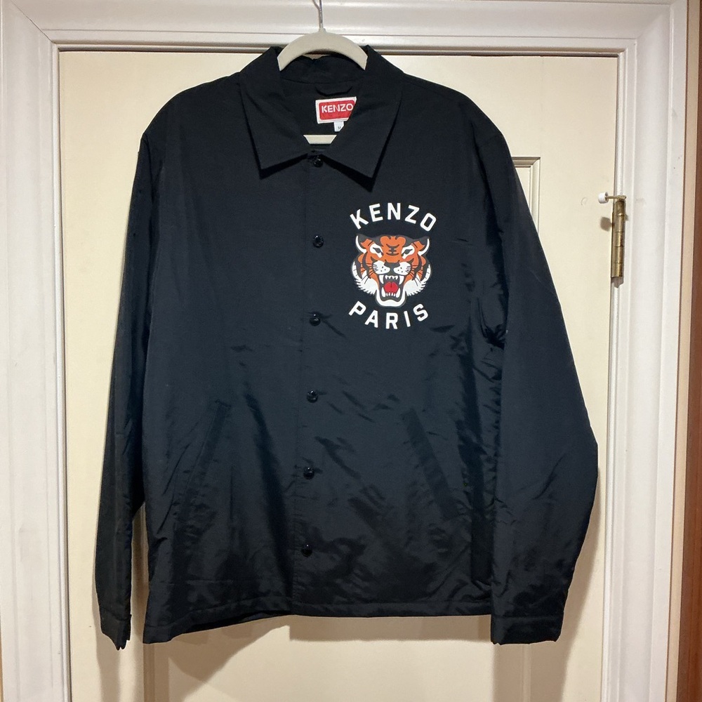 ❤️🔥CLEARANCE ❤️🔥NWOT Kenzo Black Men's Tiger Jacket, Size M (pit to pit 24 in) - Picture 6 of 6